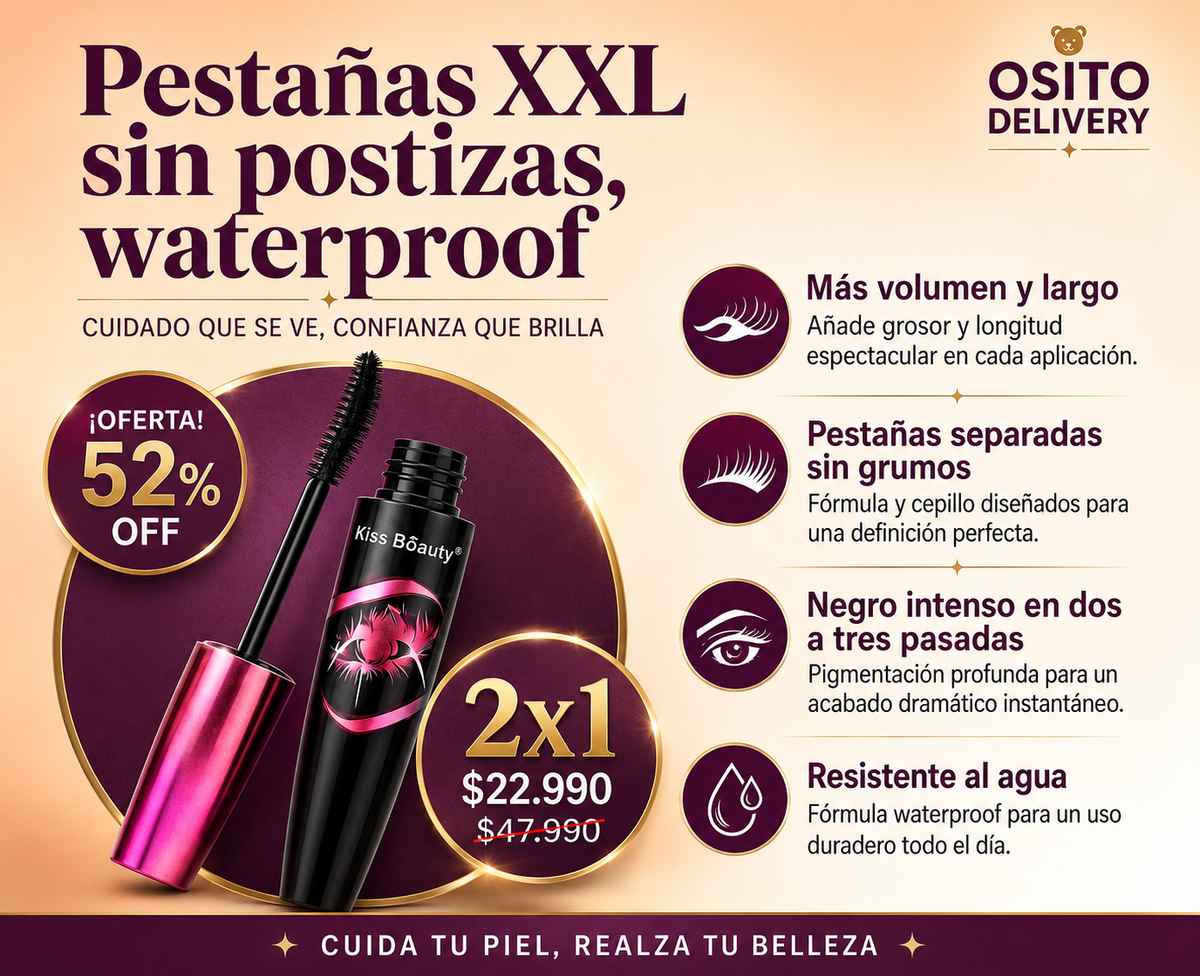 𝗠𝗔𝗦𝗖𝗔𝗥𝗔 𝗗𝗘 𝗣𝗘𝗦𝗧𝗔𝗡̃𝗔𝗦 𝗘𝗙𝗘𝗖𝗧𝗢 𝗣𝗢𝗦𝗧𝗜𝗭𝗔𝗦 · 𝗩𝗢𝗟𝗨𝗠𝗘𝗡 𝗜𝗡𝗧𝗘𝗡𝗦𝗢 · 𝗥𝗘𝗦𝗜𝗦𝗧𝗘𝗡𝗧𝗘 𝗔𝗟 𝗔𝗚𝗨𝗔 · ㅤㅤㅤ𝟮 𝗨𝗡𝗜𝗗𝗔𝗗𝗘𝗦 + 𝗘𝗡𝗩𝗜𝗢 𝗚𝗥𝗔𝗧𝗜𝗦