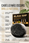 BARRA DE SHAMPOO NEGRO-ANTI CANAS